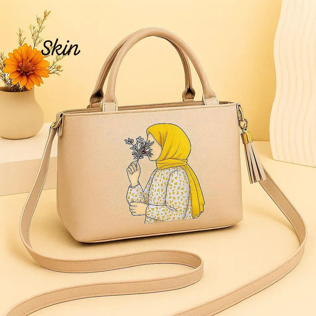 Women's PU Leather Printed Shoulder Bag
