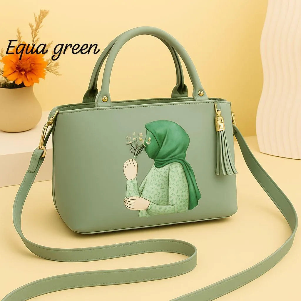 Women's PU Leather Printed Shoulder Bag