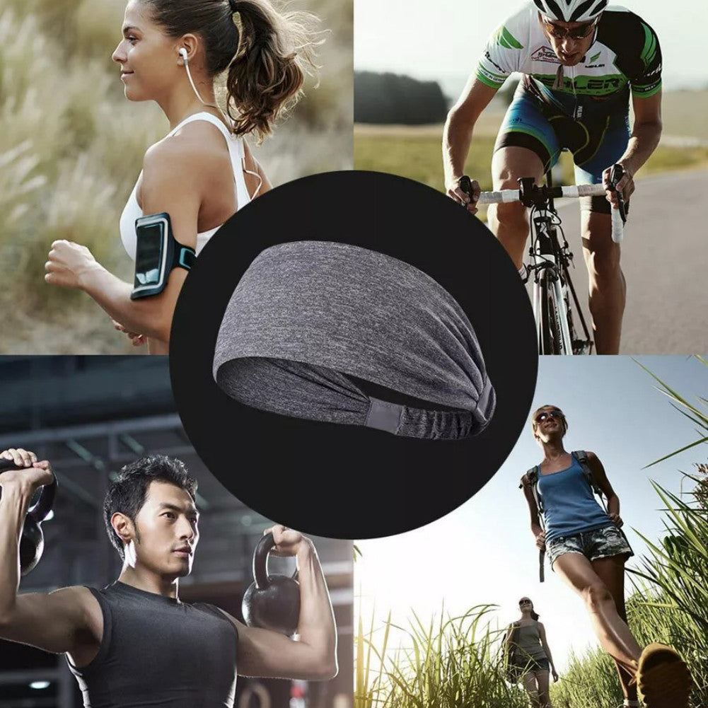 5-Pack- Unisex Sports Fitness Headband
 And Sweatband