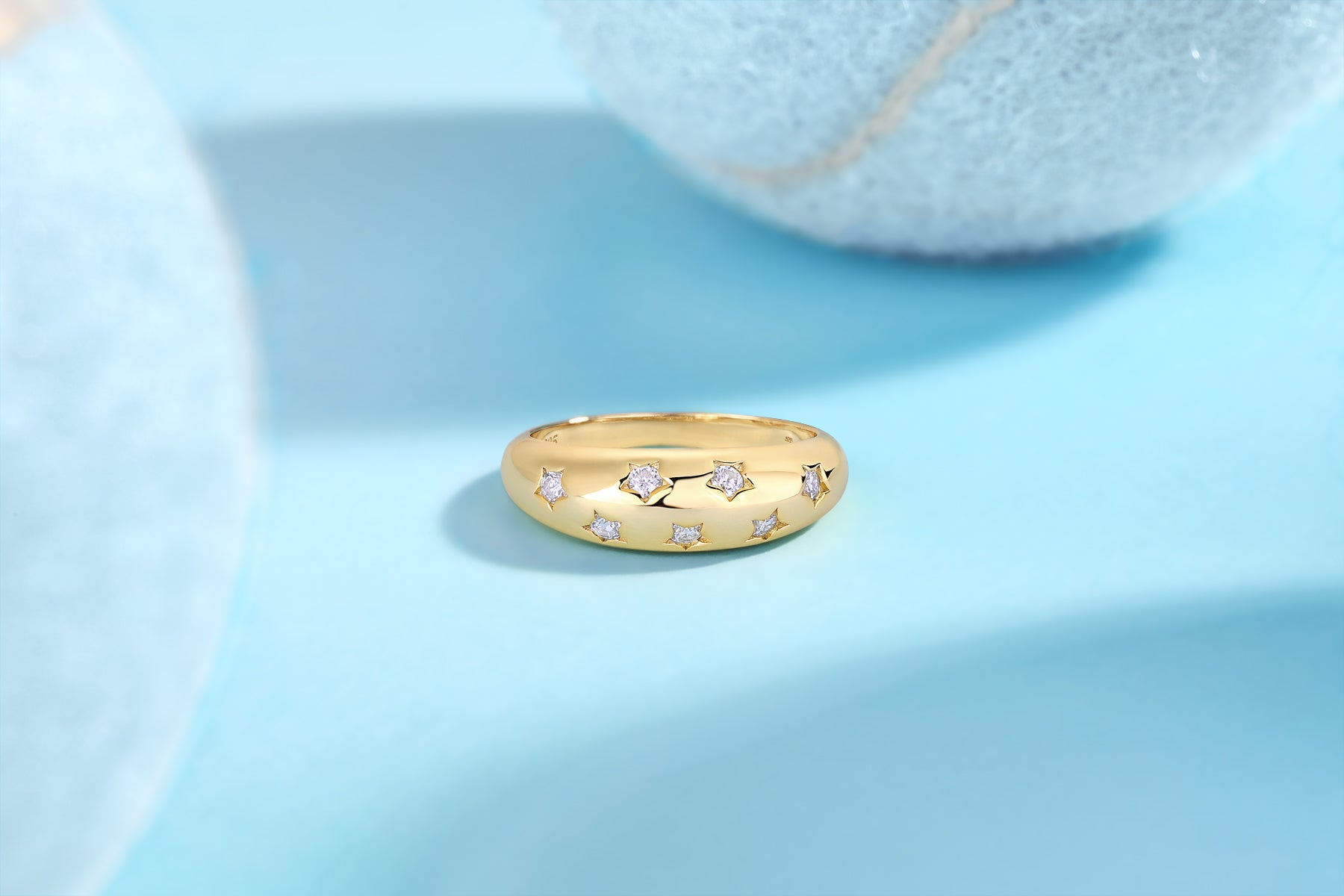 Trendy Diamond Rings, Wedding Rings, Luxury Fashion, Silver Rings Set With Moissanite