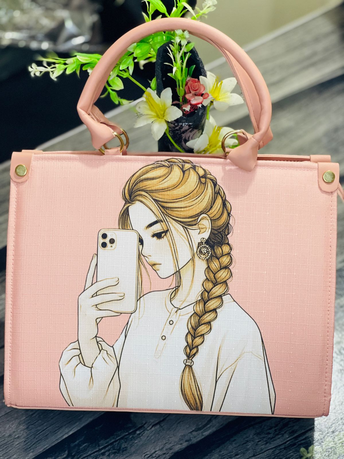 Stylish Printed Women Handbag – Trendy Ladies Hand & Shoulder Bag