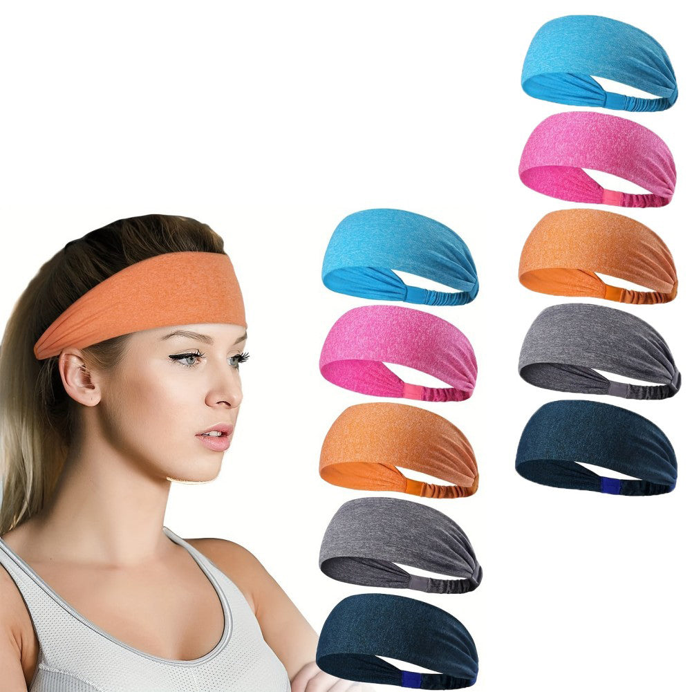 5-Pack- Unisex Sports Fitness Headband
 And Sweatband
