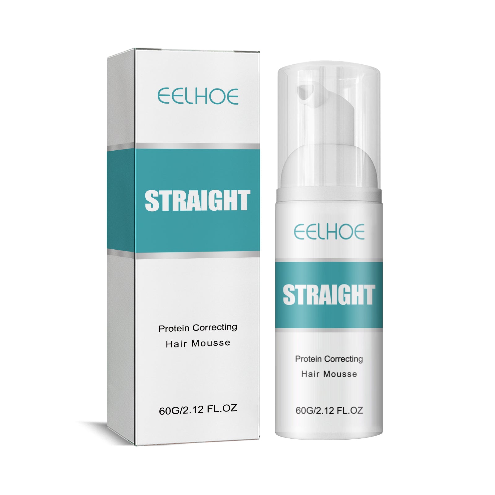 EELHOE Hair Straightening Mousse Smoothing Conditioner Smoothes Frizz And Split Ends Repairs Damaged Hair Leave-In Treatment Cream