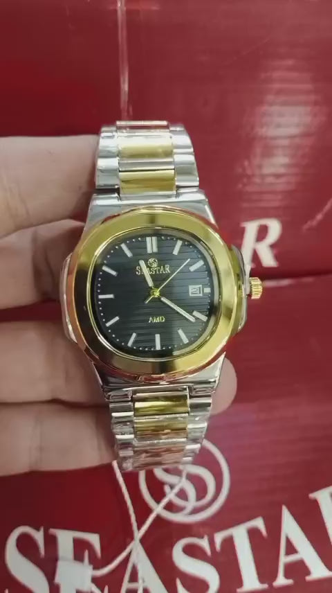 The Sovereign Two-Tone Chronos | Classic Integrated Bracelet Watch